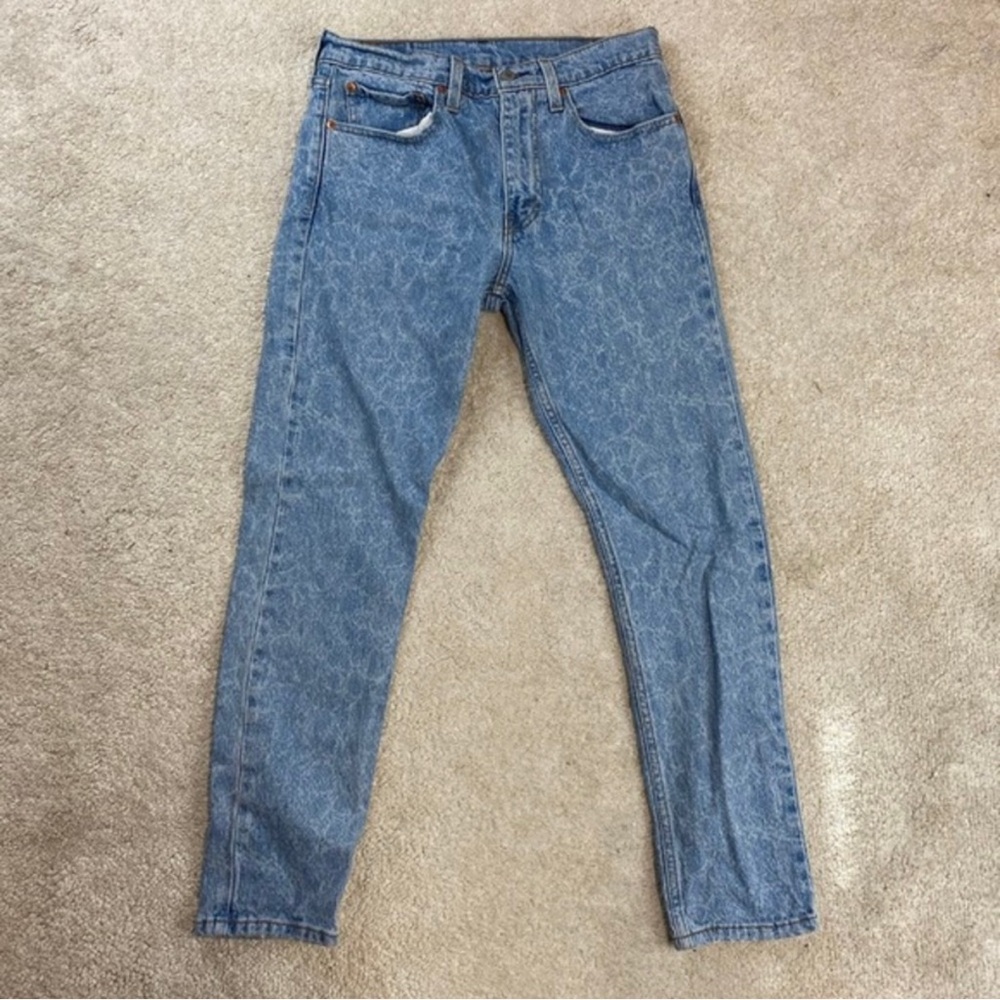 Levi's Men's 512 Slim Fit Tapered Acid Patterned Wash Jeans 31x30